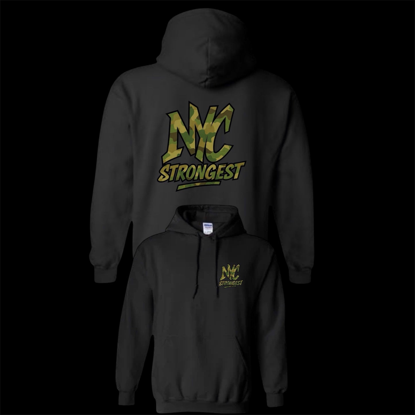 NYC Camo Graffiti Hoodie