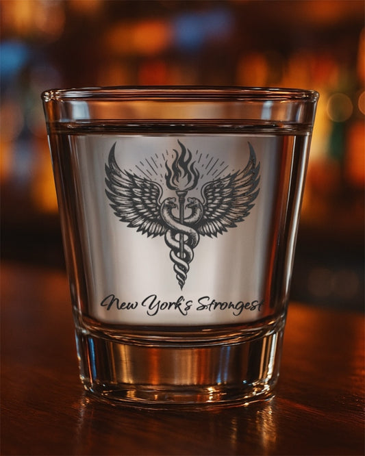 New York's Strongest Shot Glass